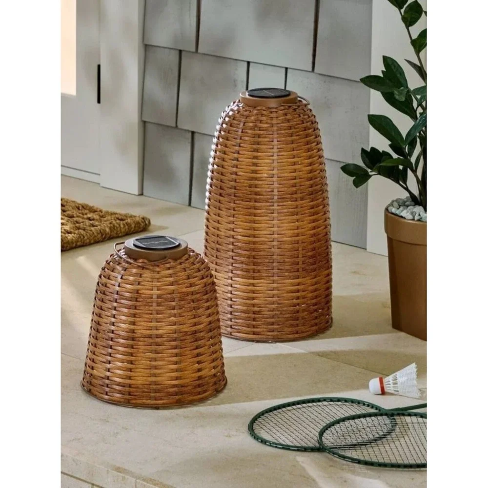 Woven Solar Lantern Small - Hearth & Hand Magnolia, Target